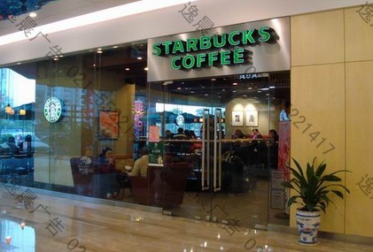 星巴克燈箱及標識工程