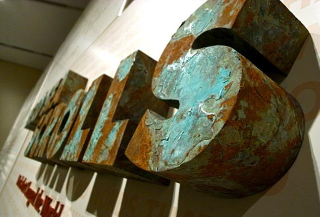 鐵銹廣告字制作