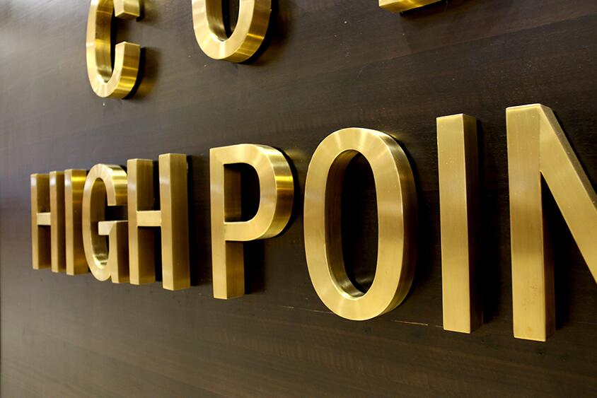 電鍍玫瑰金不銹鋼字