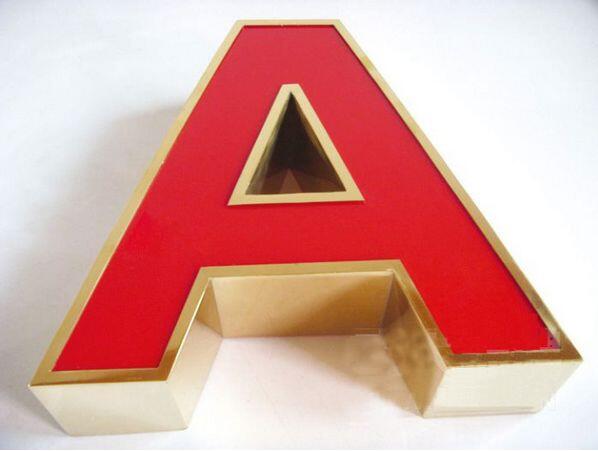 電鍍鈦金發光字