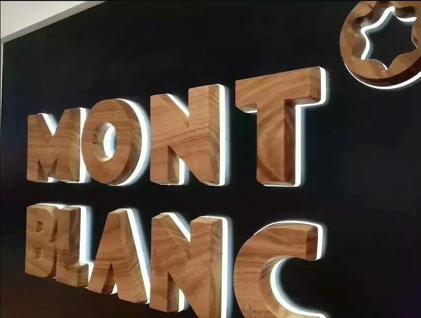 木紋熱轉印字殼背發光字